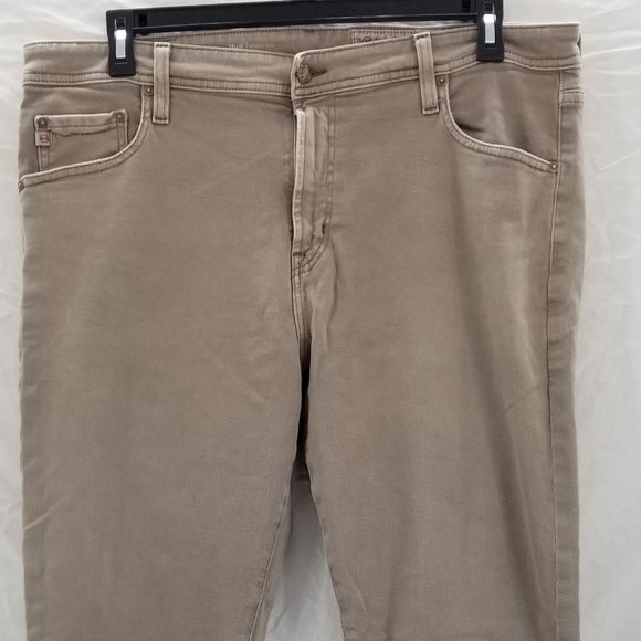 Adriano Goldschmied Mens The Tellis Modern Slim Jeans AG-Ed Denim Tan Sz 38 x 32 - Picture 4 of 9
